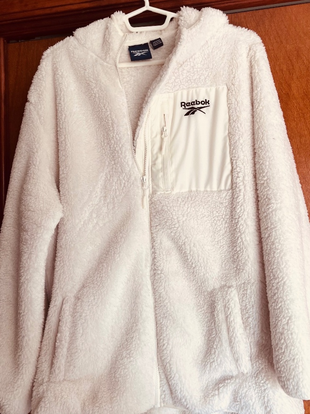 Reebok soft faux sherpa
